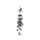 thumbnail image 2 of Campana de viento metálica con diseño de libélula y pájaro – Campana colgante para exteriores, ideal para la decoración del hogar, jardín o balcón – Sonidos musicales suaves para un ambiente, 2 of 6