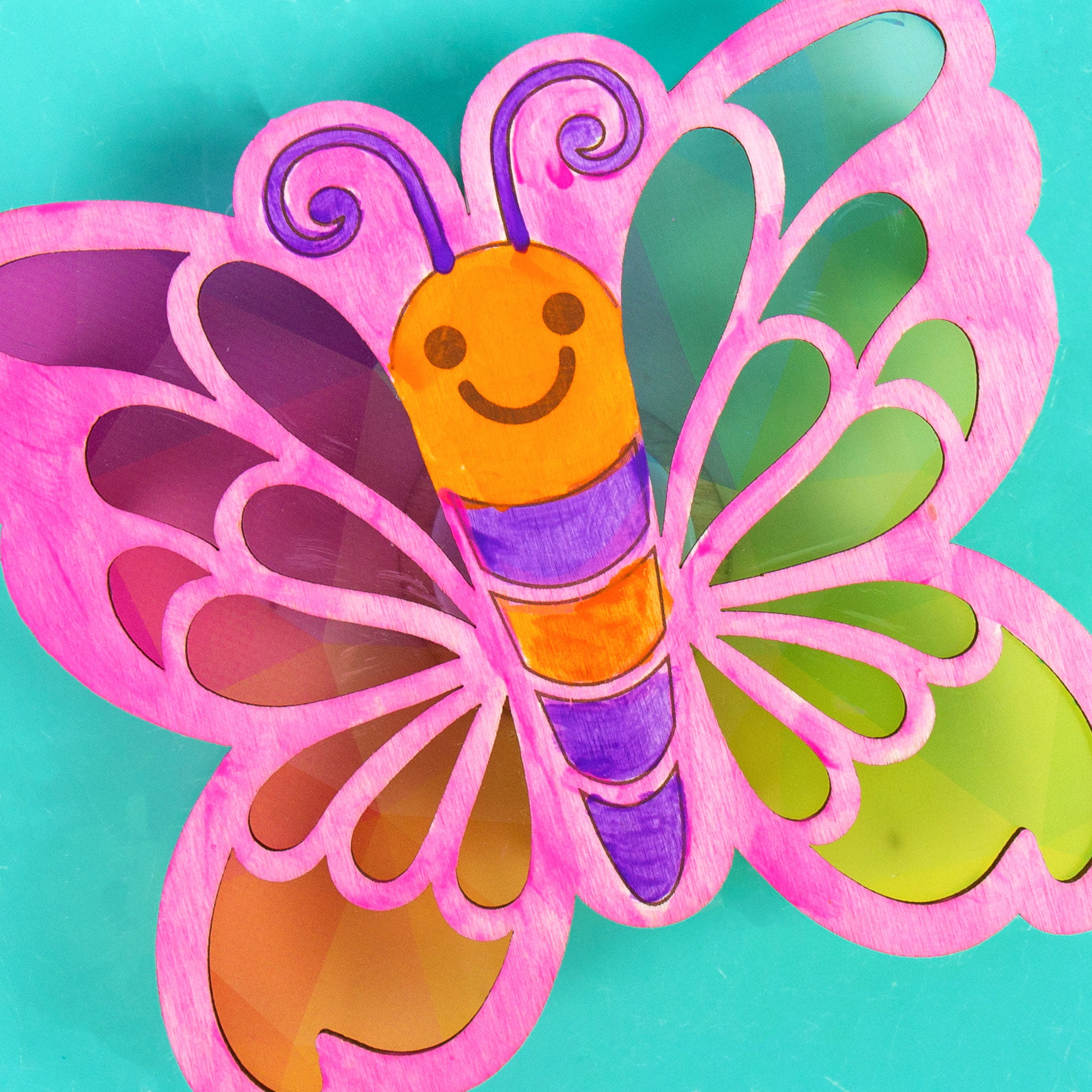 Wood Crafts For Kids - Burst of Butterflies