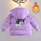 thumbnail image 4 of Kuromi Anime Kawaii Sanrio Ins Chaqueta acolchada de algodón para niños Linda princesa de dibujos animados abrigo grueso ropa regalos para niños, 4 of 5