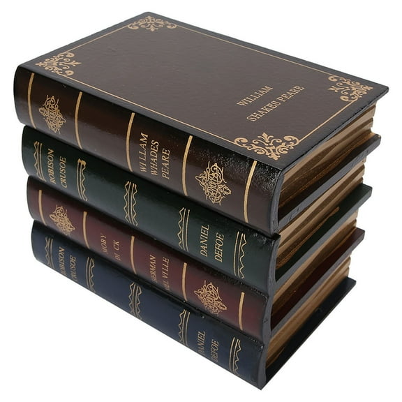 Book Shaped Box Home Decoration Props Office Bookcase Ornaments Jewelry Storage Case