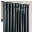 thumbnail image 5 of TiaGOC Faux Linen Room Darkening Curtains - 96 Inches Long Extra Wide Luxury Linen Curtains for Bedroom & Living Room (1 Panel), 100W X 96L, Reverie Blue, 5 of 9