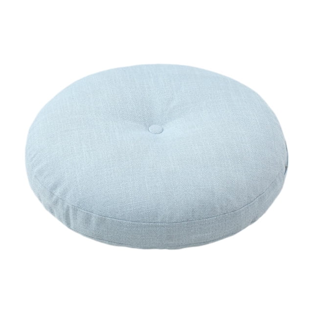 Almohada de suelo Funda extraíble y lavable Cómoda almohada de asiento Cojín de silla Suelo Azul claro