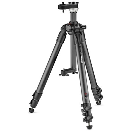 UPC: 0719821419587 | Manfrotto Virtual Reality 3-Section Carbon Fiber Tripod  39 lbs Capacity  63  Maximum Height