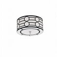 thumbnail image 1 of 4 Light Flush-Mount, Black with White, 1 of 1