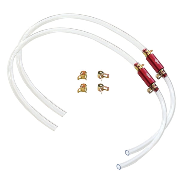 Manguera de purga de frenos profesional portátil y compacta para accesorios de motocicleta 2 piezas
