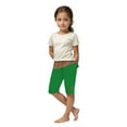 thumbnail image 6 of LLYwey Girls' Bike Shorts - Summer High Waisted Athletic Shorts for Girls - Toddler Kids Solid Color Workout Running Yoga Shorts Leggings Elastic Waist Pull on Short Pants , New - MD22, Green, 3T, 6 of 7