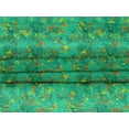 thumbnail image 4 of oneOone Velours Vert Mer Tissu Batik Matière pour Robe Tissu Imprimés Tissu au Mètre 58 Pouces de Large, 4 of 5