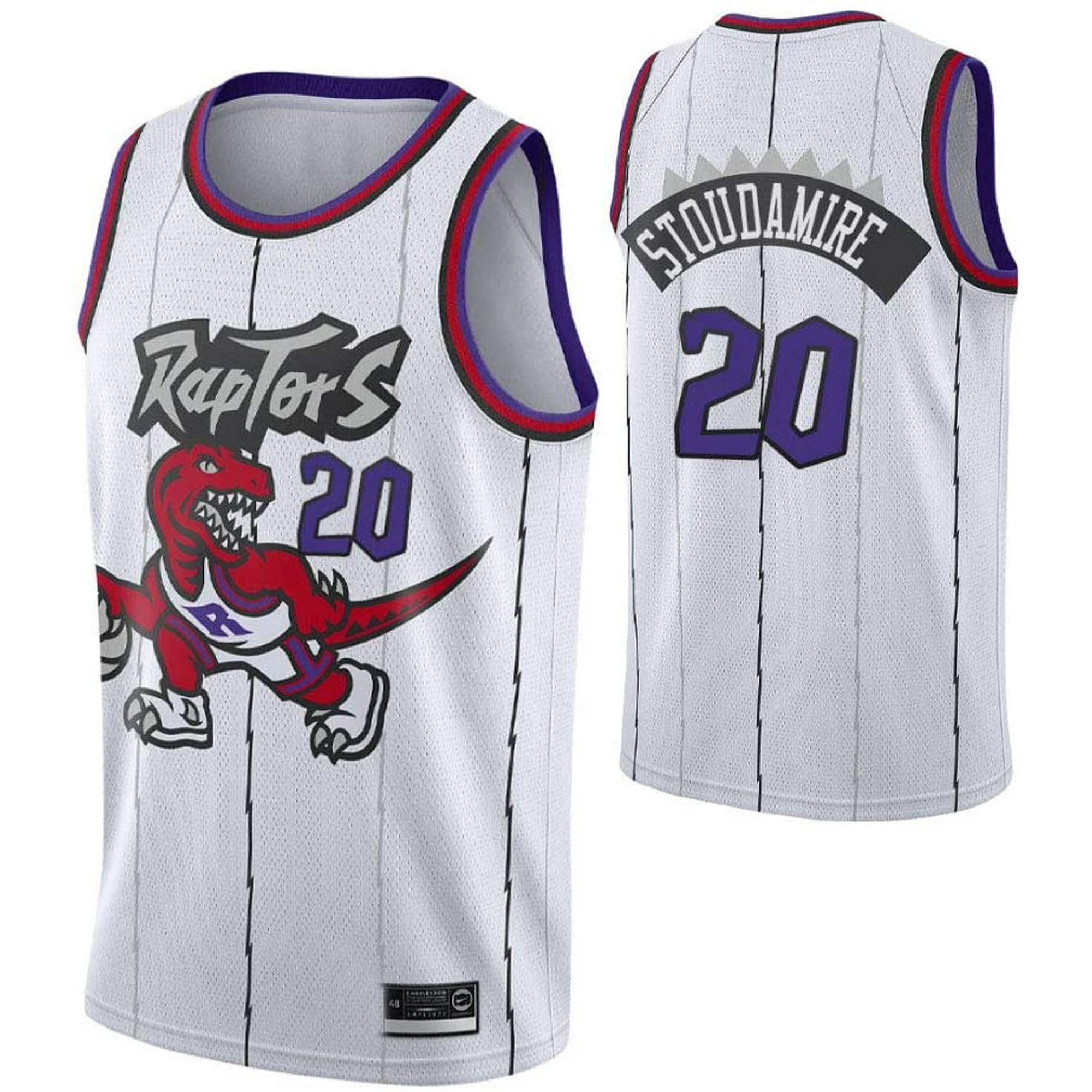 Toronto Raptors Damon Stoudamire white Jersey-NBA NWT by Mitchell & Ness