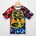 thumbnail image 4 of Cobra Kai T-Shirts for Boys Girls, Kids 3D Print Short Sleeve, Unisex Crew Neck Tee Shirts for Youth, 4 of 9