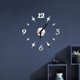 thumbnail image 3 of Reloj Reloj de Pared 3D Espejo Superficie Adhesiva Reloj Decorativo Oficina en Casa AHeartcove SZ221208-0198JD, 3 of 3