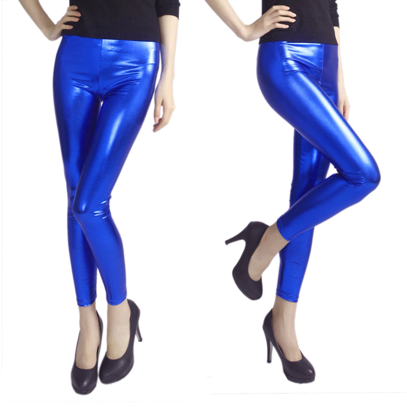 Hde Hde Women Clubwear Shiny Liquid Wet Look Metallic Stretch Leggings Hot Pink Small Walmart Com Hde Hde Women Clubwear Shiny Liquid Wet Look Metallic Stretch Leggings Hot Pink Small Walmart Com