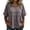 Gray, variant on Boutique Tops for Women Trendy Plus Size Short Sleev Crew Neck Pencil Tops - Back Pocket Linen for Fall Wine S