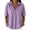 15 Purple, variant on Women's Polka Dot Polo Shirt Cotton Linen Short Sleeve Collared Blouse Loose Fit Casual Summer Top 15 Red M