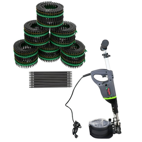 MURO® Speed Driver System Gray Epoxy Shield #8 x 2" Screws & 10 Driver Bits