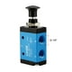 thumbnail image 2 of Válvula solenoide manual de tirón y empuje neumática G1/4" de 2 posiciones y 3 vías Uxcell, 2 of 5