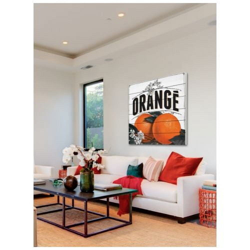 Marmont Hill "French Fruit" Painting Print on White Wood