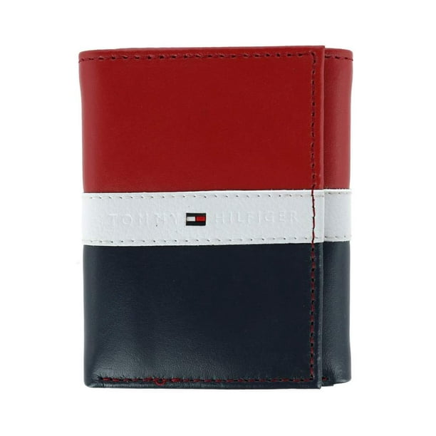 Tommy Hilfiger Leather Trifold RFID Protection Wallet Walmart.com