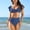 Gray, variant on Women's High Waist Bikini Set Two Piece Swimwear Comfortable Nylon Beach Pool Swim Suit with Chest Pad Solid Color Casual Summer