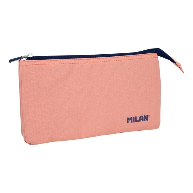 Estuche Para Lapices Con 5 Compartimientos Milan Serie 1918 rosa SIN TAMAÑO