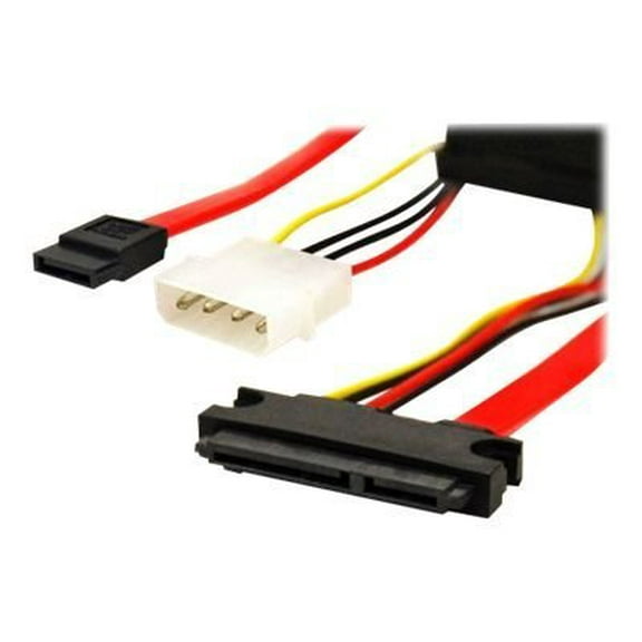 BYTECC SATA-SP118 1.5 ft. Sata and Sata Power 7 15pin Cable, for Sata HDD, Sata OD