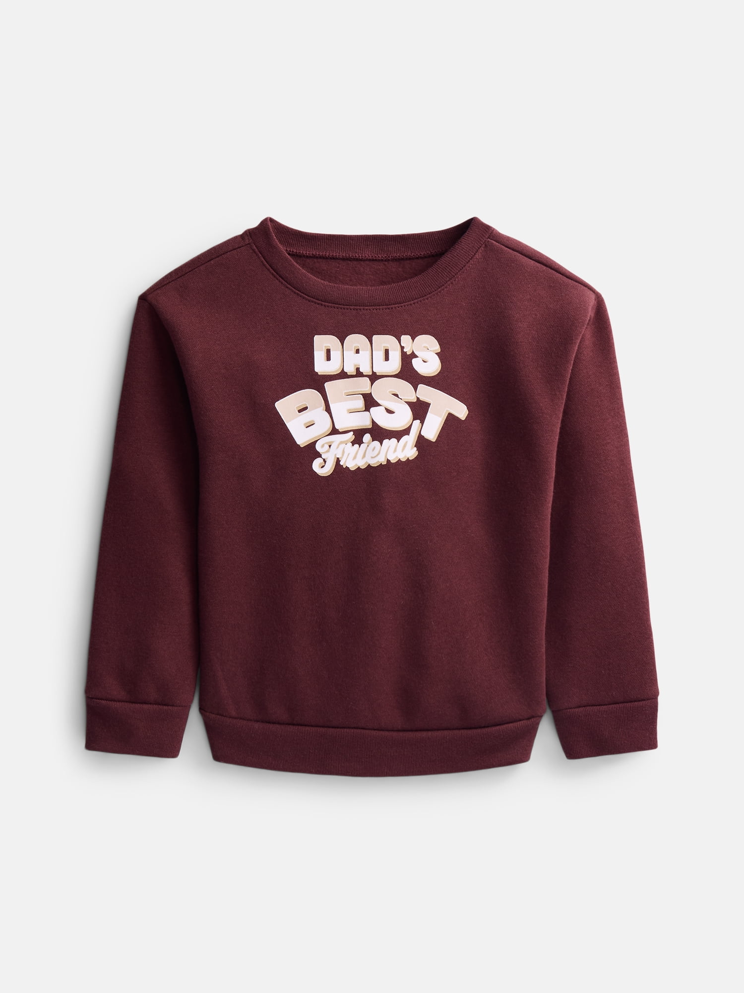 Wonder Nation Baby & Toddler Fleece Crewneck Sweatshirt, Sizes 6M-5T