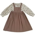 thumbnail image 1 of TZEWGL Outfit Sets For Infant Apricot Sleeveless Top And Shorts Summer Vocation Outfit Sets For Infants size 6-7T, 1 of 8