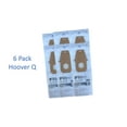 thumbnail image 2 of 6 Pack Hoover Q Vacuum Bags HEPA Type Style Replaces Hoover Platinum AH1000  Q-HEPA Media Vacuum Bags, 2 of 3
