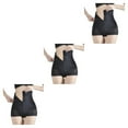 thumbnail image 1 of Decodeary Hi-Waist Belly Control Body Shapers For Instant Effect Soft And Breathable Women Shapewear black L 3Set, 1 of 6