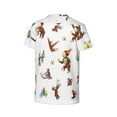 thumbnail image 3 of Curious George Boys' Shirt 3D Print Short Sleeve Tee Tshirt for Kids, 3 of 5