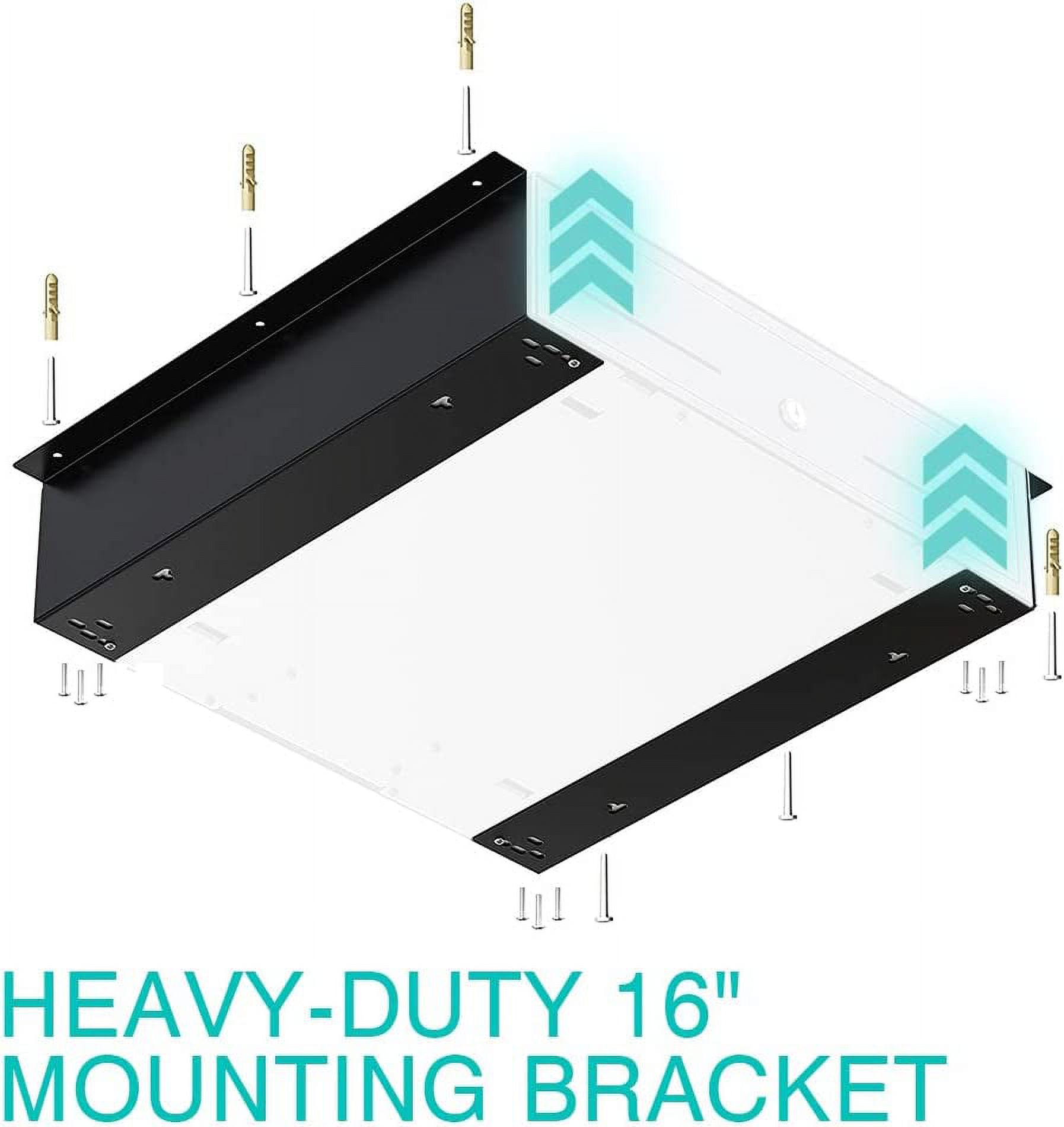 Skywin Under Counter Mounting Brackets - Heavy Duty Steel Mounting Brackets for Installation of 16" Cash Drawer - image 2 of 7