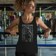 thumbnail image 4 of Freedom Isn't Free Women's Tank Top American Hero Patriotic Soldier DD 214 POW MIA Military Warrior Veterans Day, 4 of 7
