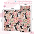 thumbnail image 5 of Pink Boston Terrier and Flower Toddler Nap Mats for Kids Preschool,Sleeping Mat Bag or Kids,Toddler Sleeping Bag,Toddler Nap Mat or Daycare, 5 of 6