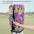 thumbnail image 5 of Yuyamidu Colorful Palm Leaves Golf Bag Cover Tropical Golf Bag Dust Cover Fashion Golf Caddy Bags Covers Golf Gifts for Men Women Golf Club Bag Accessories, 5 of 8