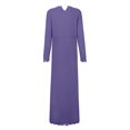thumbnail image 5 of OSOLU Solid Color Fashion Women O-Neck Long Sleeve Pullover Lace Loose Large Size Dress Fashionable Sundress Dresses For Women 2025 Elegant Classy, 5 of 5
