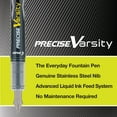 thumbnail image 4 of Pilot Varsity Disposable Fountain Pens - Medium Pen Point - Black, Blue, Purple - Black Barrel, 4 of 8