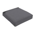 thumbnail image 4 of Funda de asiento de silla de comedor de poliéster para protección de asiento decorativa de cocina gris Zulema funda de asiento suave y duradera, 4 of 8