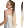 thumbnail image 1 of Perruque Queue de Cheval Féminine Longue Lisse Extension de Cheveux Perruque Queue de Cheval Féminine, Attrape les Cheveux, 1 of 9