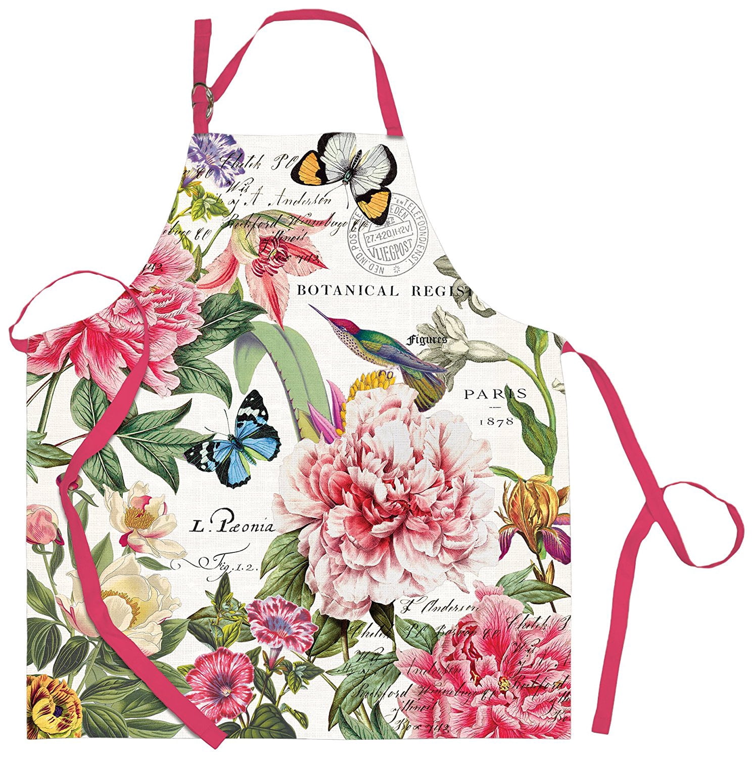 Cotton Chef Apron, Lemon Basil, Lemon Basil design apron. By Michel Design  Works - Walmart.com