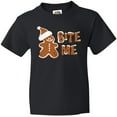 thumbnail image 3 of Inktastic Bite Me Gingerbread Youth T-Shirt, 3 of 5