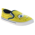 thumbnail image 2 of Nickelodeon Spongebob Squarepants Spongebob And Patrick Slip On Low Top Canvas Sneakers. (Little Kids Big Kids)Yellow Blue, Size: 12, 2 of 7