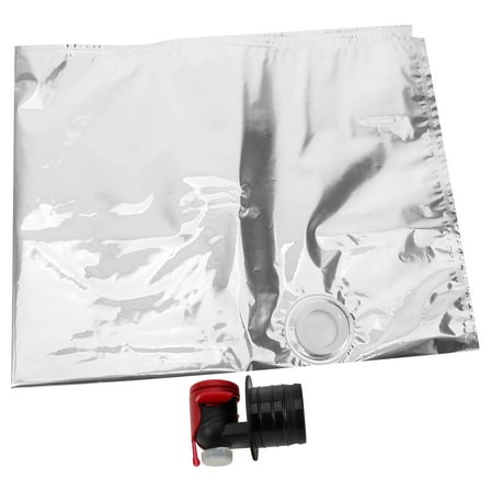 WHAMVOX Reusable Wine Dispenser Bag with Spout for Parties and Travel Made of Aluminum Foil and Plastic 0.5L
