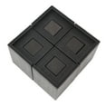 thumbnail image 4 of Elevadores de sofá NikouMX 4 piezas cuadrados negros Estética elegante, 4 of 8