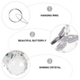thumbnail image 3 of Worgeous Creative Crystal Alloy Pendants for Decor Assorted Color 2pcs, 3 of 8