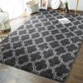 Geometric Bedroom Rugs 5 x 8 Feet Shaggy Area Rug Mordern Indoors for