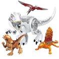 thumbnail image 1 of Juego de bloques de construcción de dinosaurios de 4 Uds., juguete de bloques de construcción ensamblados, Animal, regalo para niños, 1 of 2