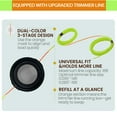 thumbnail image 7 of Universal Weed Eater Head, Speed Feed Trimmer Head String Trimmer Head Weed Wacker Head Replacement for Echo, Ego, Dewalt, Stihl, Husqvarna Trimmer Weed Eater, with 14FT/0.095 Trimmer Line-Grey, 7 of 7