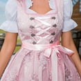 thumbnail image 7 of Dirndl Dress for Women Beer Festival Lace Up Traditional Dress Oktoberfest German Bavarian Costume, 7 of 7