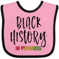 thumbnail image 3 of Inktastic Black History In Progress Boys or Girls Baby Bib, 3 of 4