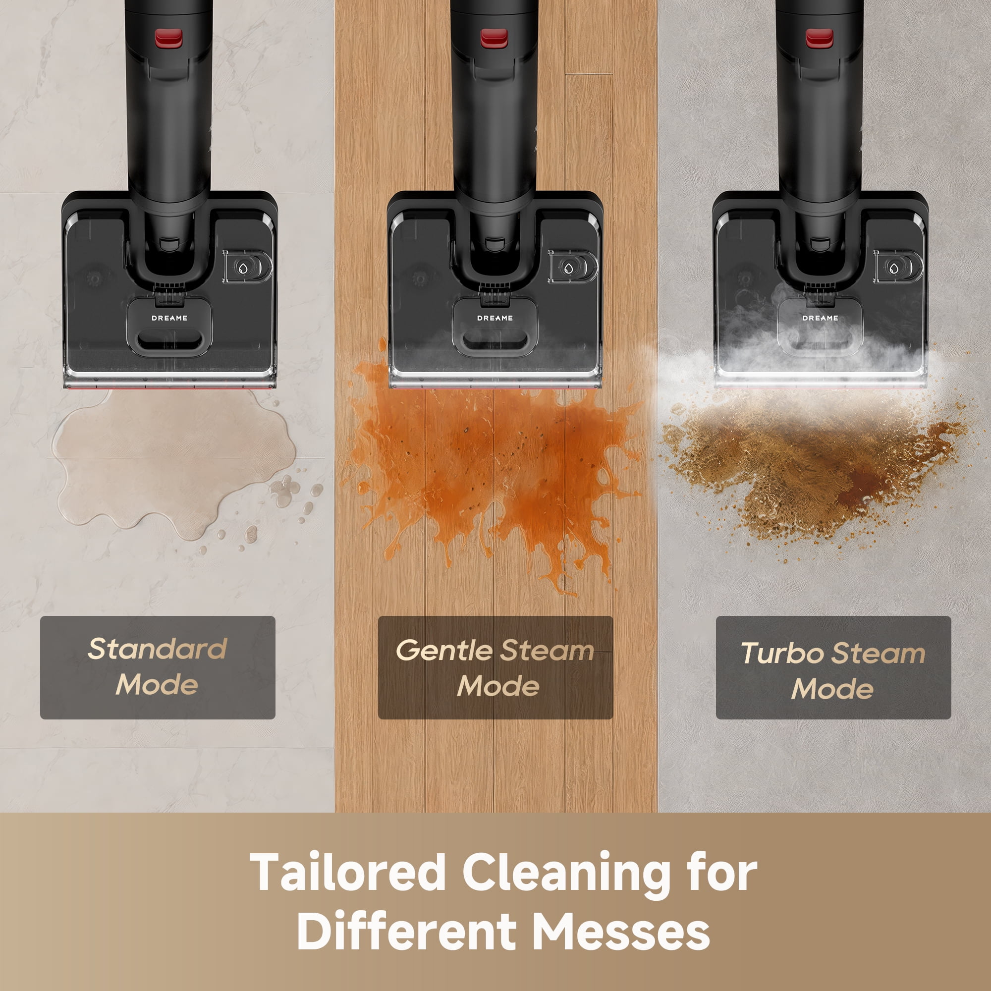 Dreame G10 SteamVac Corded Wet Dry Vacuum Mop with Steam Wash for Hard Floors