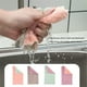 thumbnail image 5 of Injueey Paño de cocina grueso de 2 lados, trapo de de terciopelo Coral blando, toalla absorbente antiadherente Suministros de limpieza para el hogar rosa verde, 5 of 6